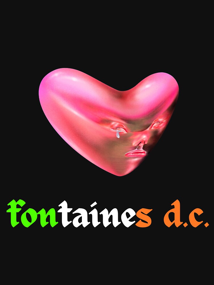 Fontaines DC Ireland flag design Dublin by Neon Noise