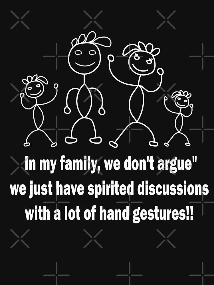 Funny quote about family by Crazyartist555