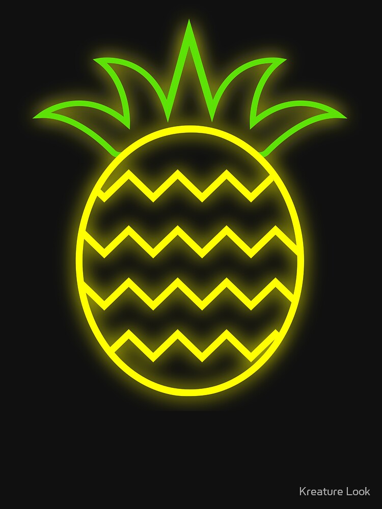 80s Pineapple | 80s theme gift | 80s neon tshirt | rad dad shirt | 80s dad | retro graphic tee | eighties party | 80s theme party | retro graphic tshirt by Kreature Look