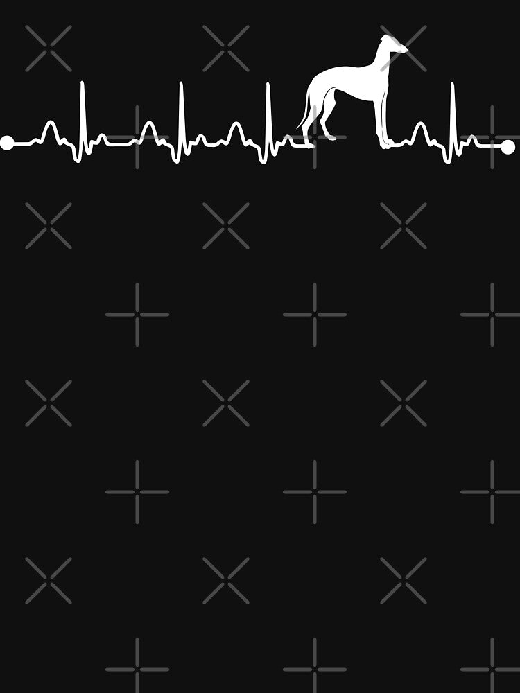 Heartbeat EKG Proud Greyhound Dog Mom Owner by celybrate