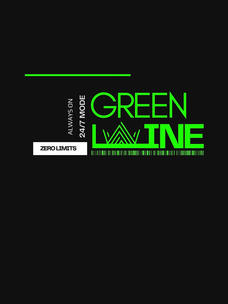 Green line - No limits 24/7 mode Barcode by Ve state official
