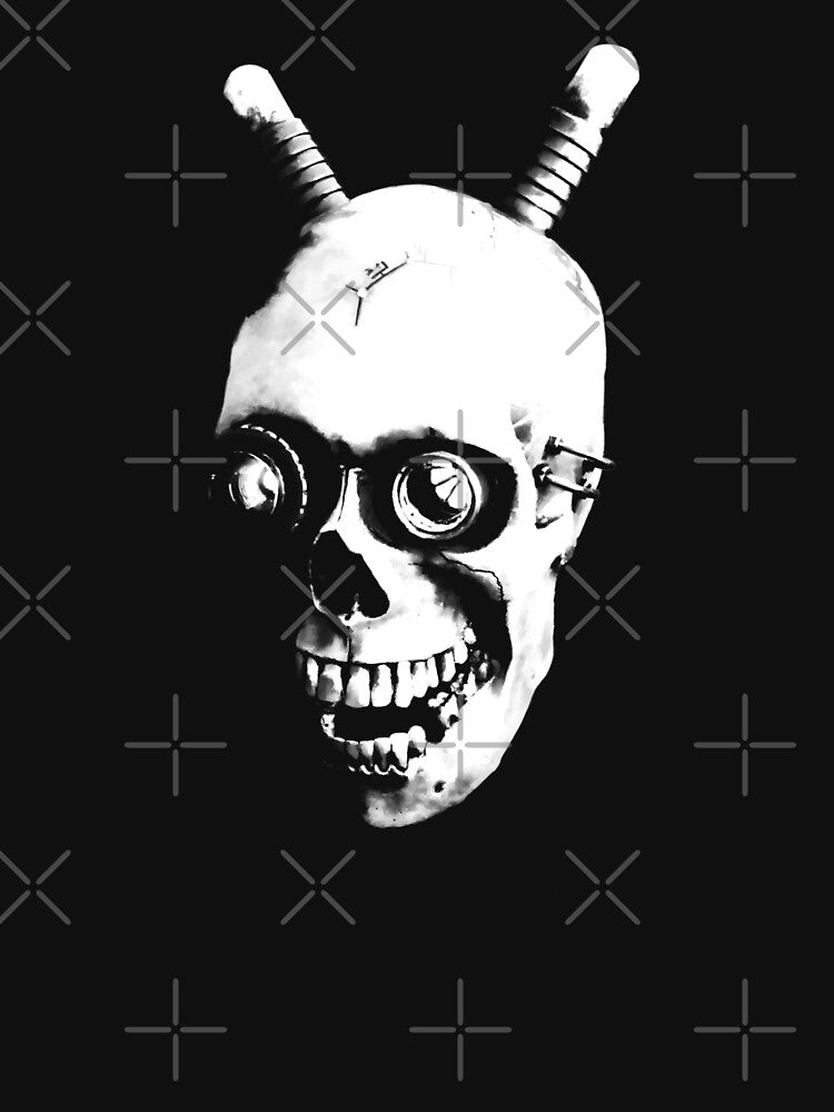 Cyberpunk Skull Mod.4 (White) by 7S Seveness Design