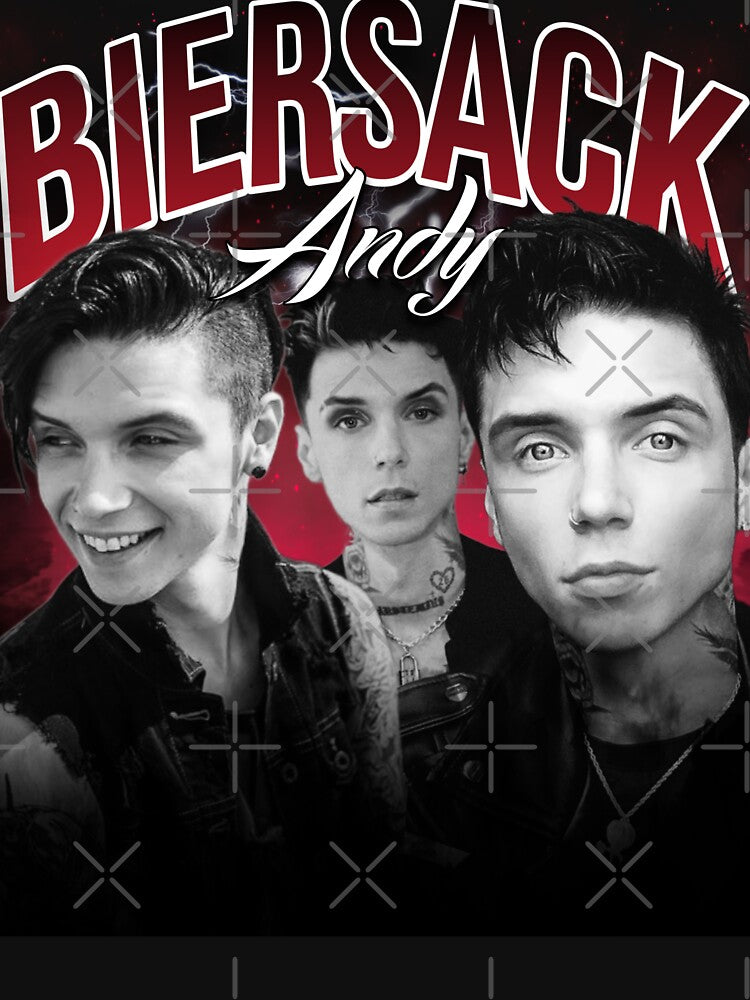 Andy Biersack - 90s T-Shirt Design by CharlottesArtz