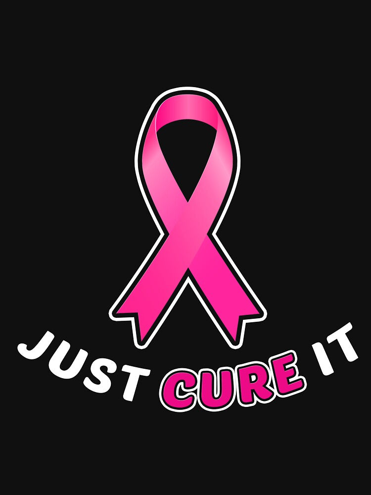 Just Cure It Breast Cancer Awareness T-Shirt by AllStarMerch