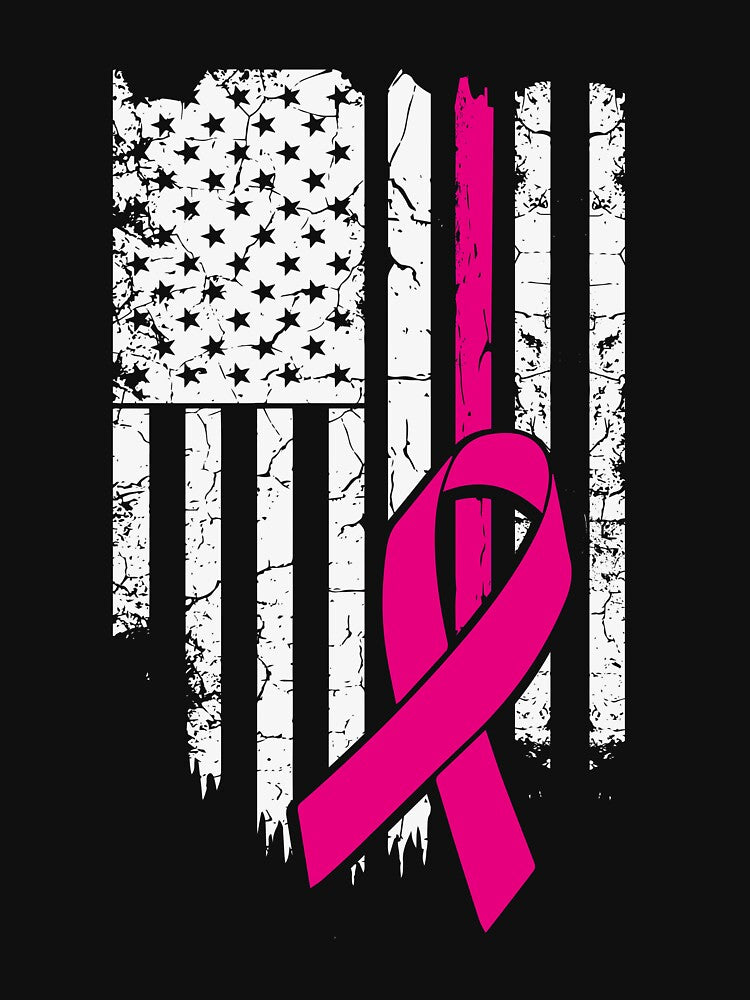 USA Breast Cancer Awareness T-Shirt by AllStarMerch