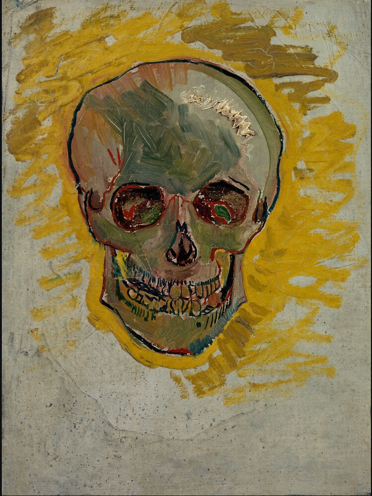 Skull (1887) expressionism by Vincent van Gogh by My Artprintz