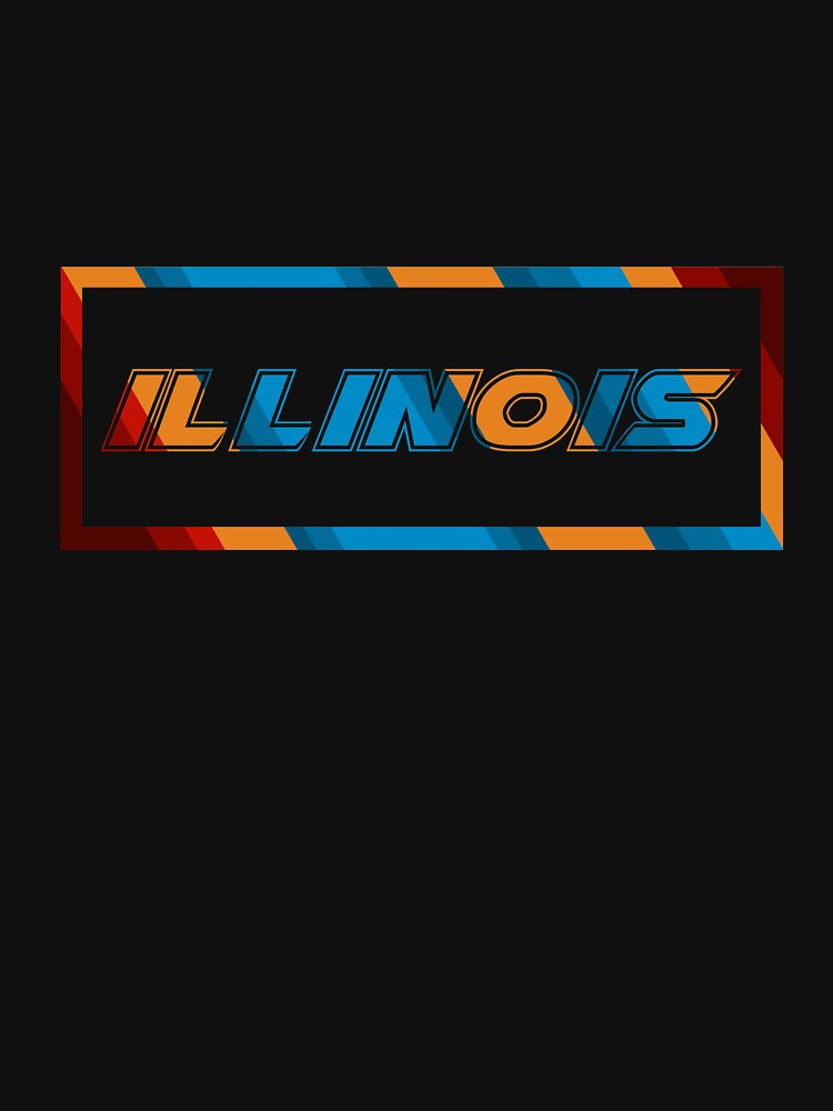 Illinois T-Shirt for Men and Women by AllStarMerch