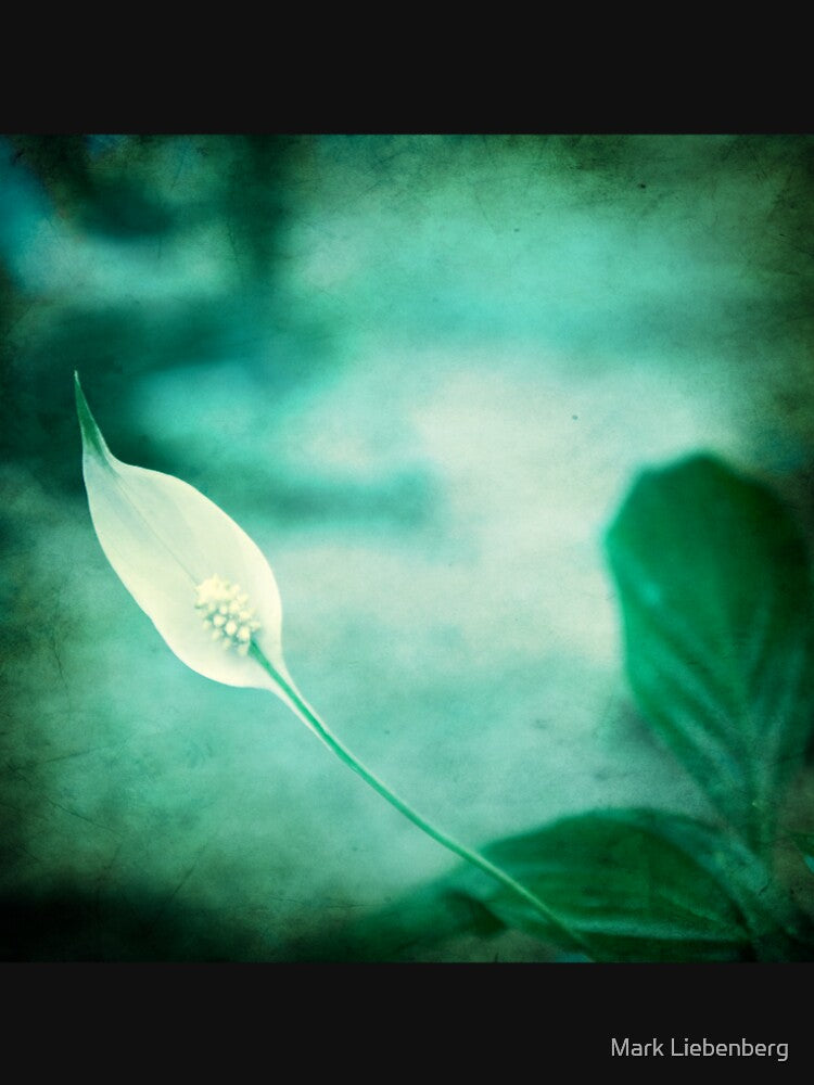 Flower Grunge In Green by Mark Liebenberg