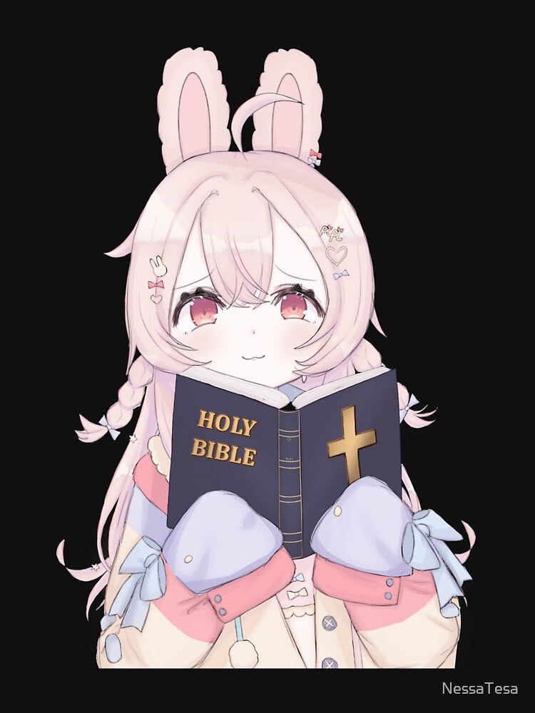 Pipkin Pippa reading the Holy Bible by NessaTesa