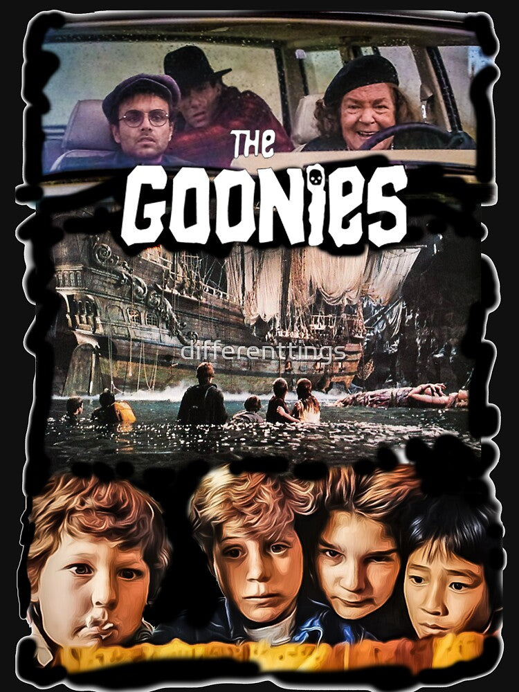 the goonies print art by differenttings