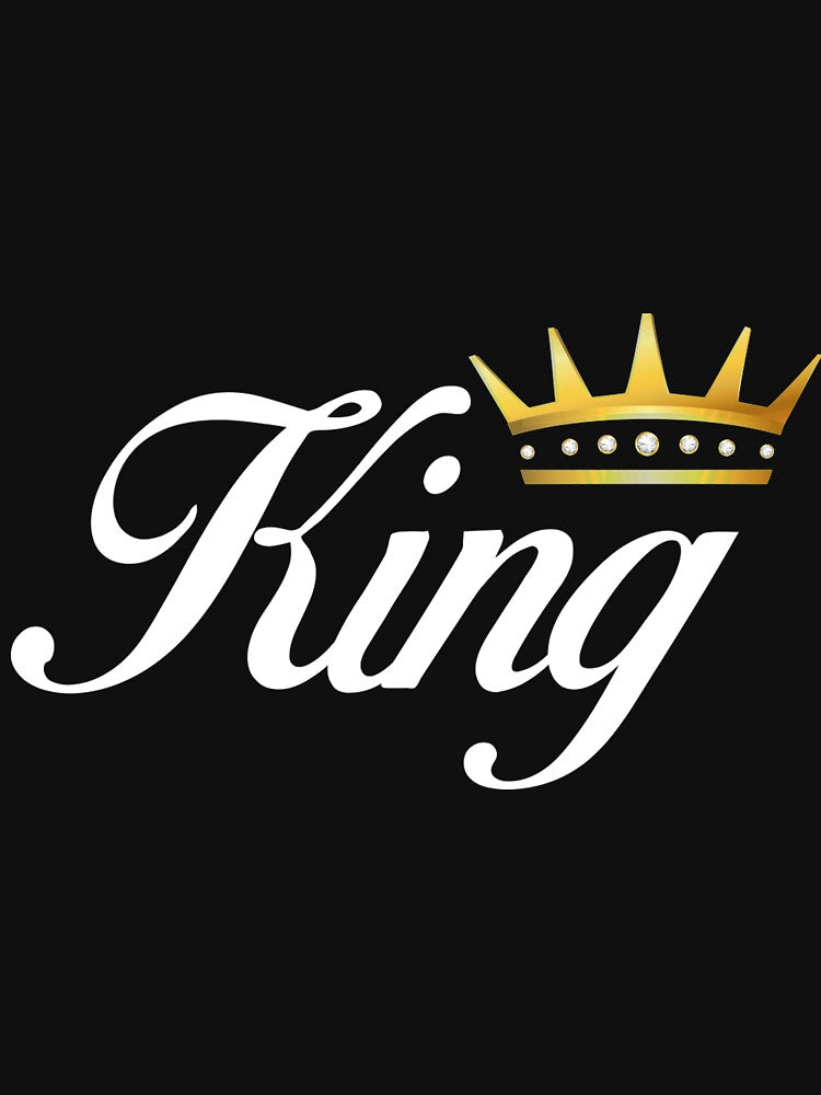 King Crown T-Shirt for Men and Women by AllStarMerch
