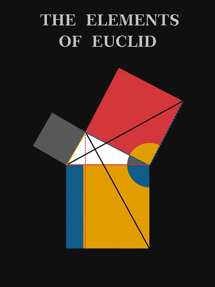 Euclidean Abstract, Geometric Composition, Elemental Proof by Numbers-Art