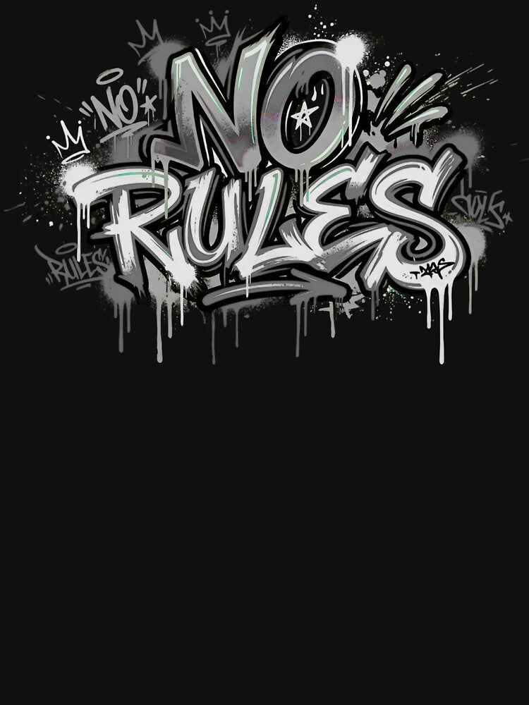 No Rules - Wildstyle Graffiti Art by typoinspired