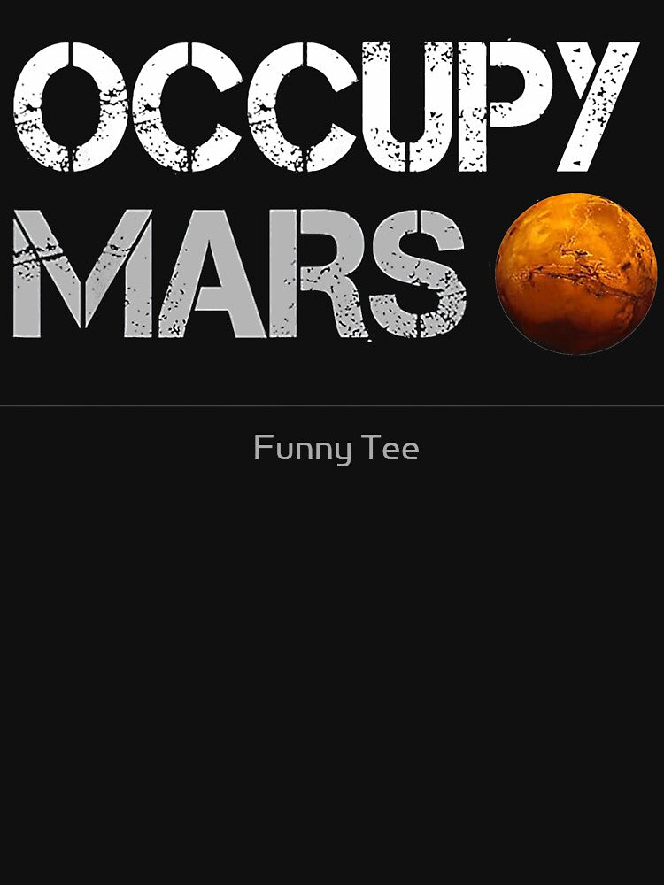 occupy mars Face Mask by Funny Tee