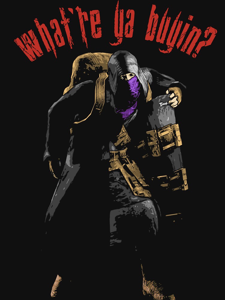 Resident Evil 4 Merchant by Power Up Prints