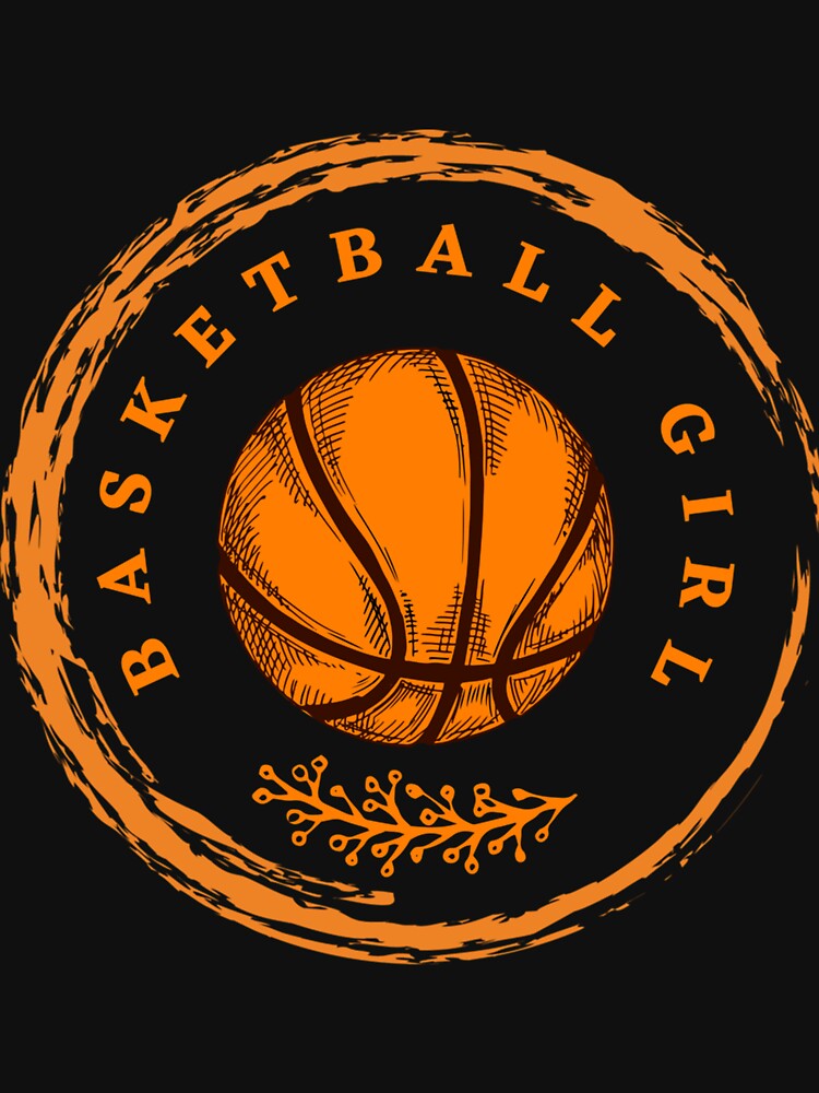 Basketball Girl Basic T-Shirt Sticker by heajosephgi3