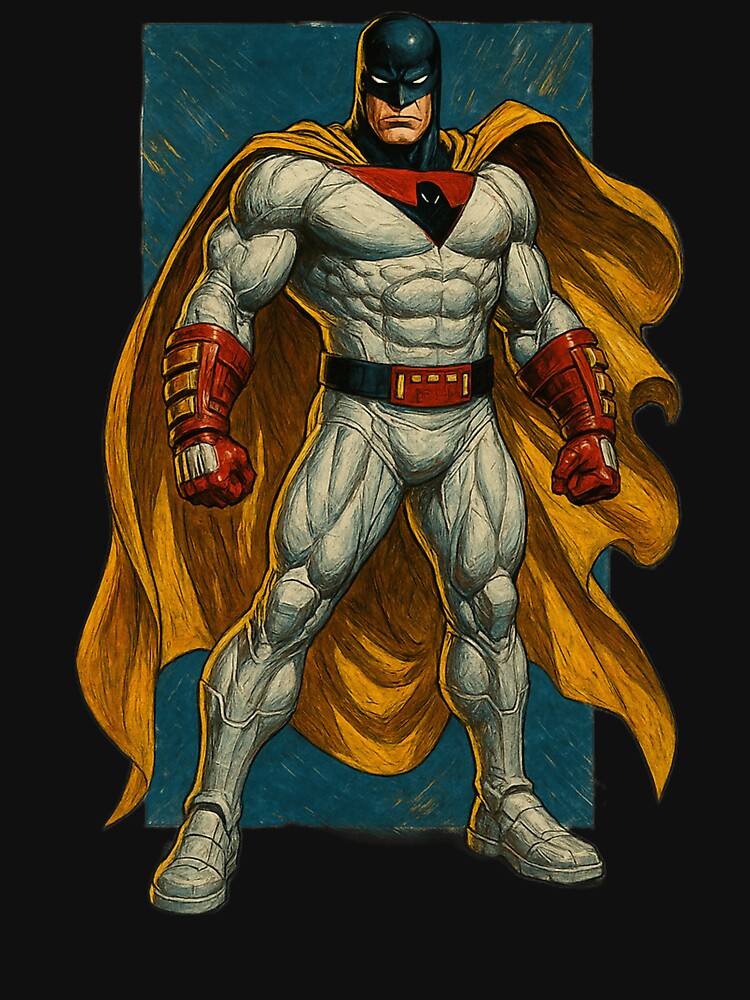 Space Ghost Superhero Cartoon Hero Illustration by Wond3rer