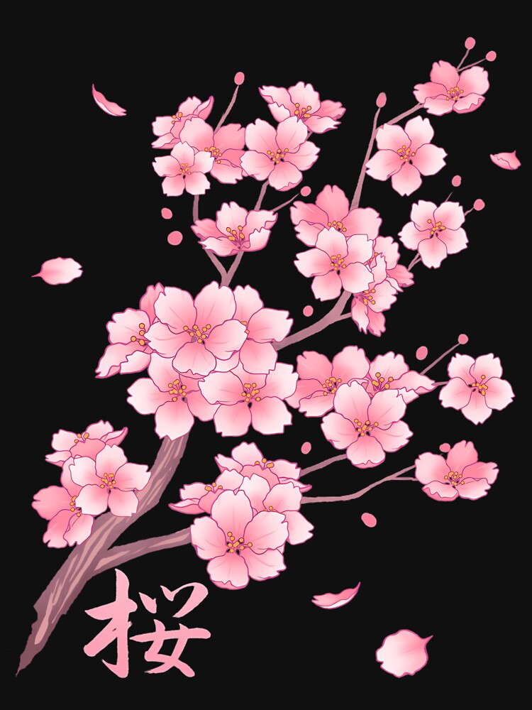 Falling Sakura Cherry Blossom by TanikayWilliams