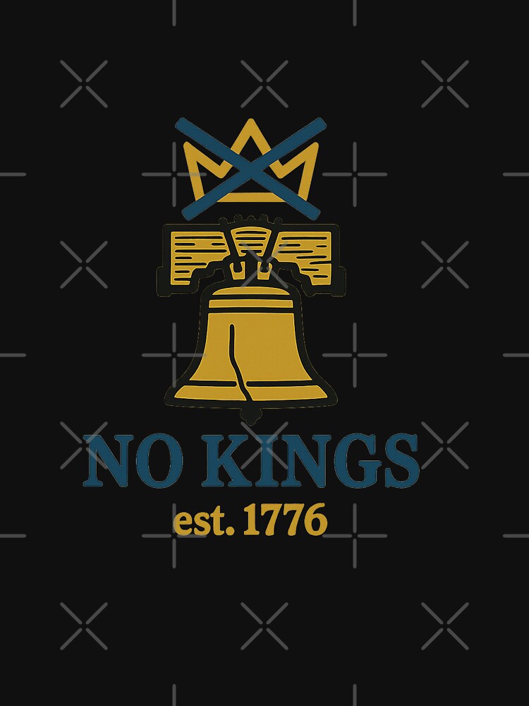 No Kings - Liberty Bell Revolution Design by Bratak