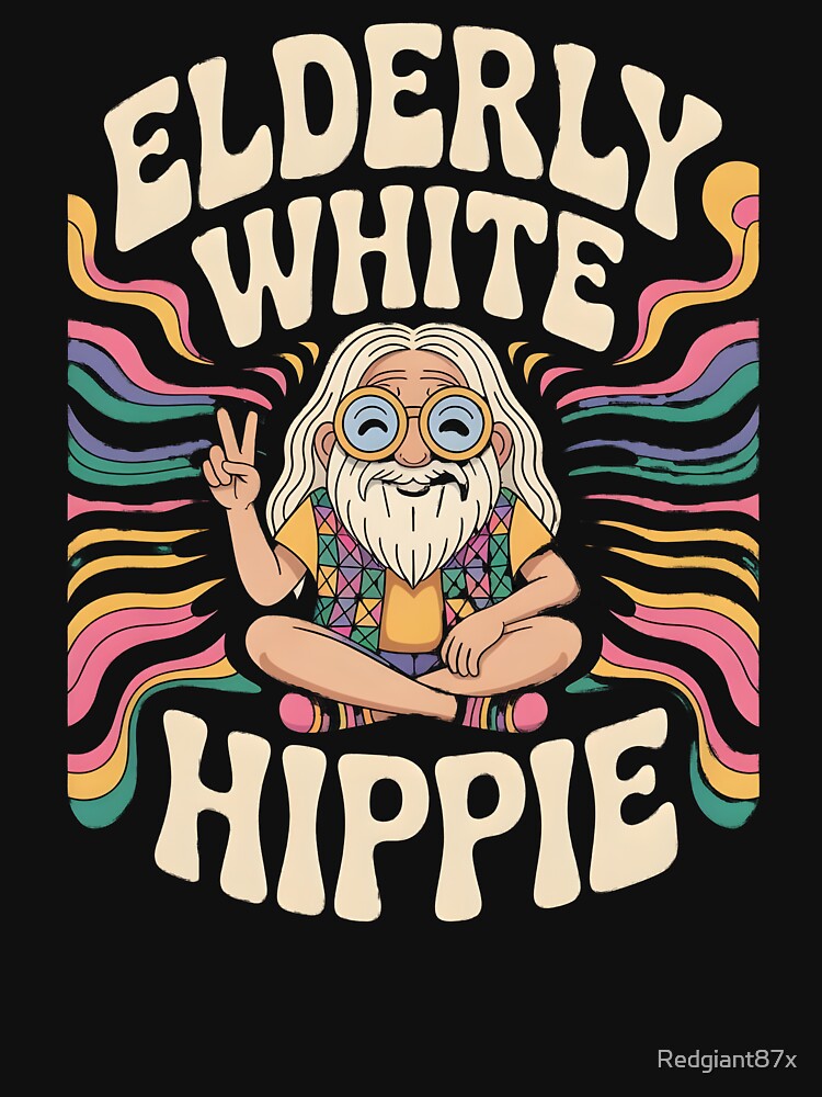 Elderly White Hippie by Redgiant87x