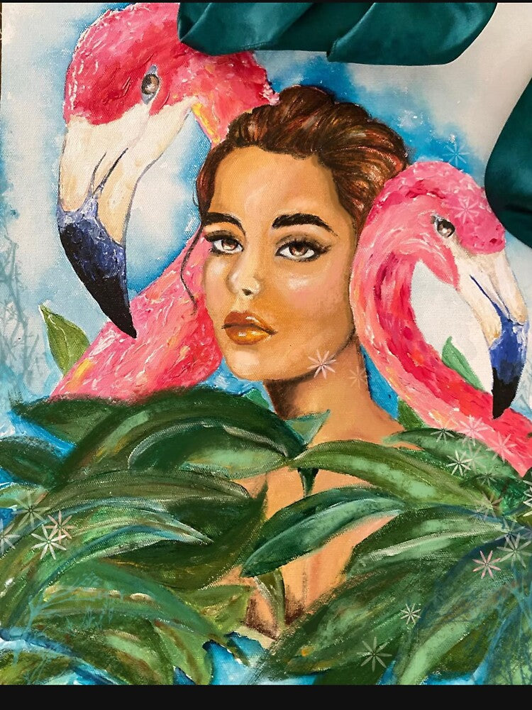 Flamingo Stylish Mood by Tanyainpiramid