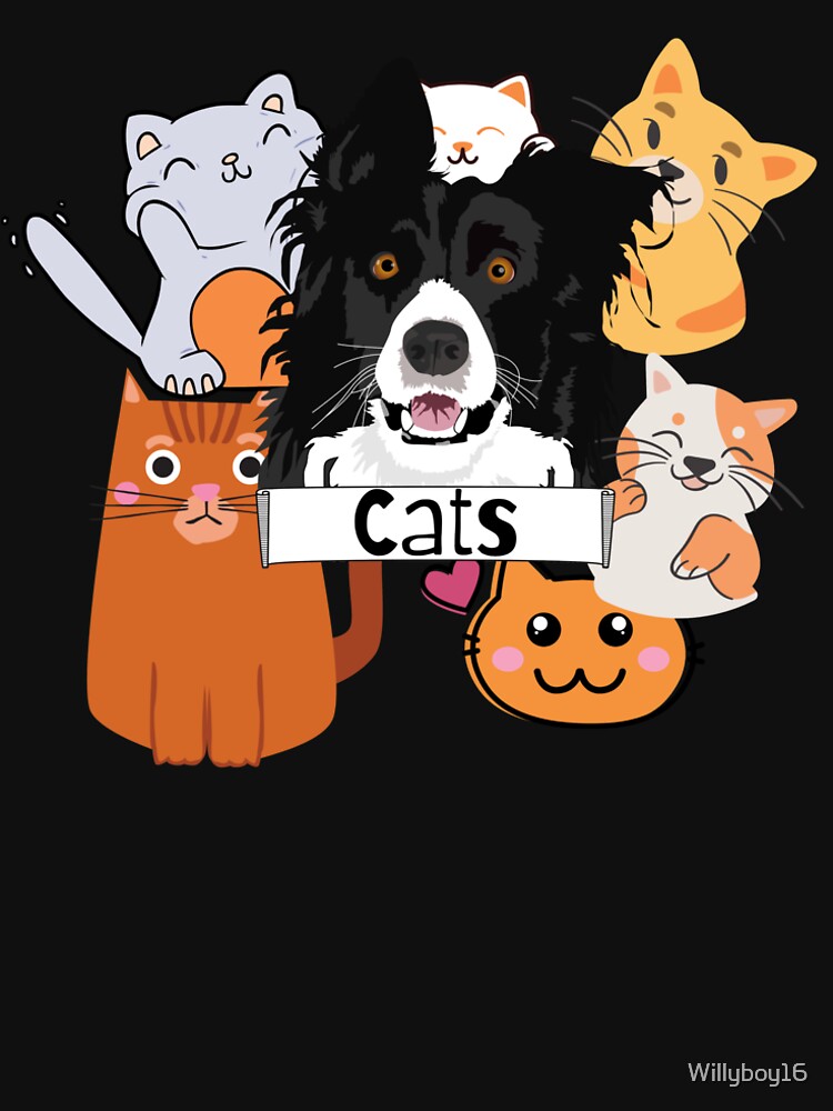 Border Collie Cat Lover Gifts by Willyboy16