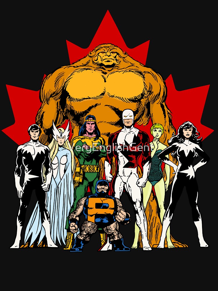 Alpha Flight - Canadian mutant team by VeryEnglishGent