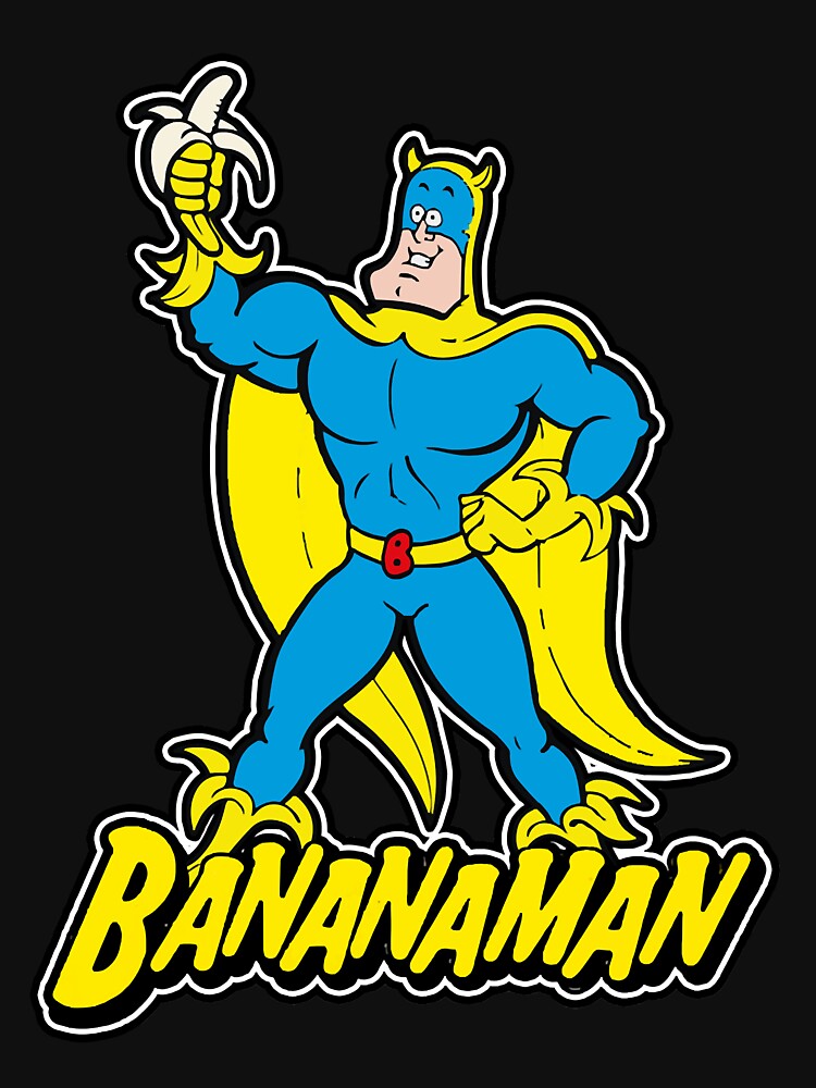 Bananaman Classic Cartoon Essential T-Shirt.png by Rayndison
