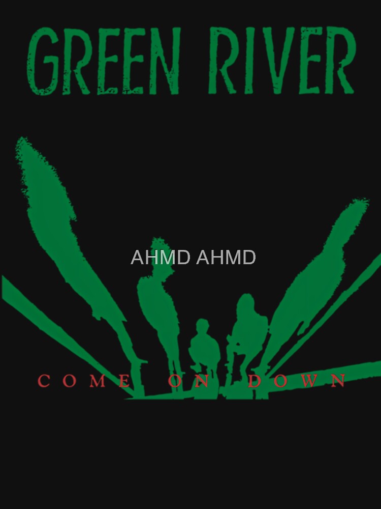 Coem On Down Green American River Seattle Grunge Rock Band Washington 1984 Racerback by AHMD AHMD