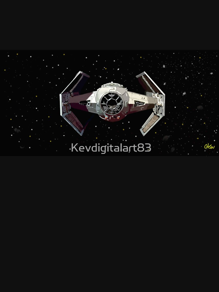 Vaders Tie Fighter by Kevdigitalart83