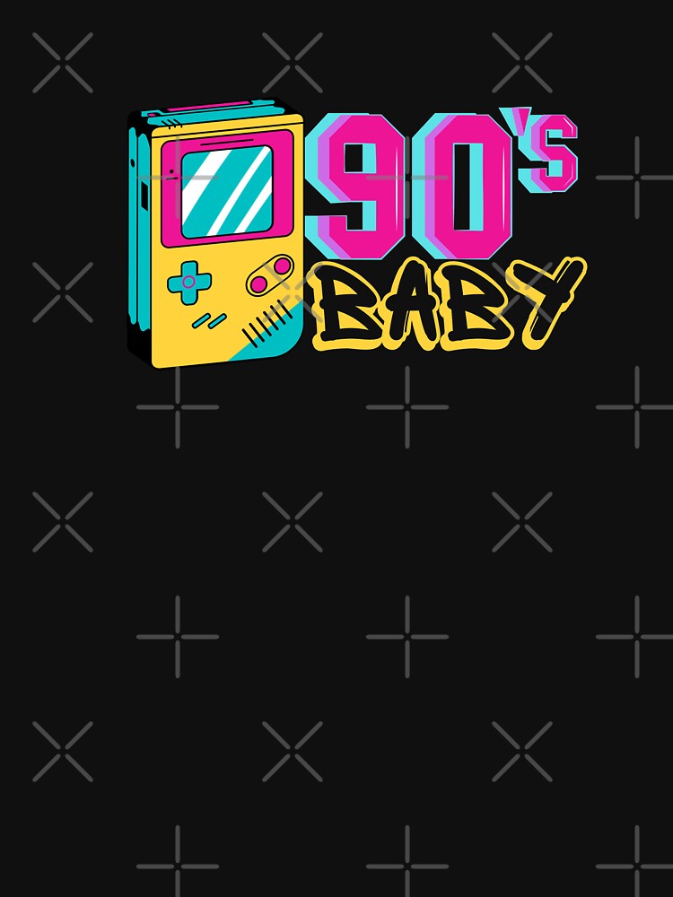 90s Baby - 1990's retro vintage colorful design. by Theleochick