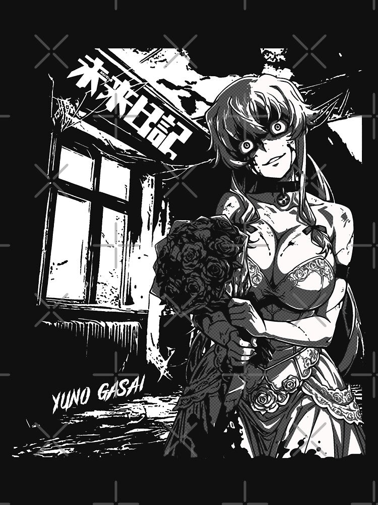 Yuno Gasai Mirai Nikki by MadShroomPrints