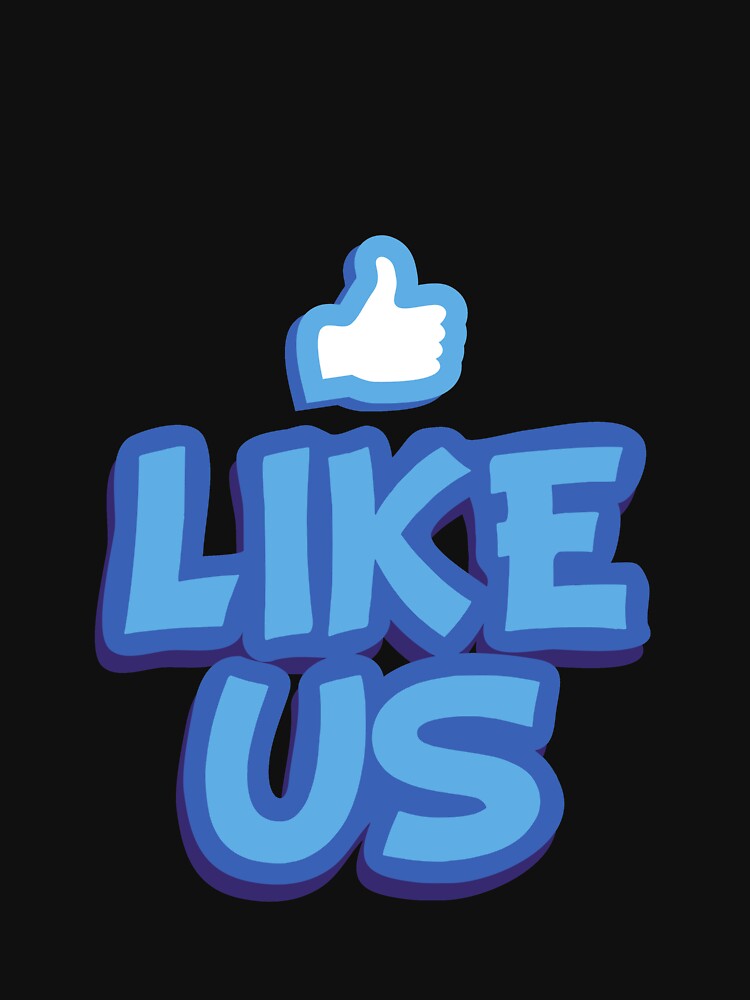 Like Us Facebook Novelty Design by popotamfriends