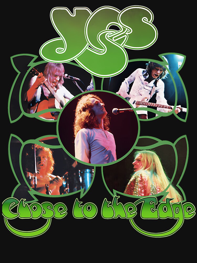 Yess Band Closes to the Edges Vintage Prog Rock Design by TALEROX