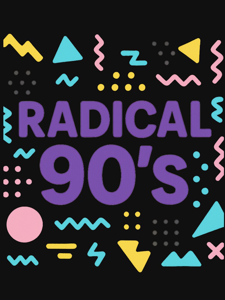 Radical 90’s – Retro Memphis Design by AuuuStudio