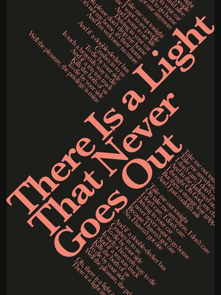 The Smiths There Is A Light That Never Goes Out Lyrics by elisewalkert