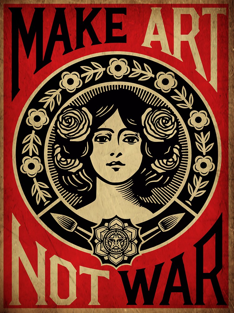 Make Art Not War by kritzgremelv