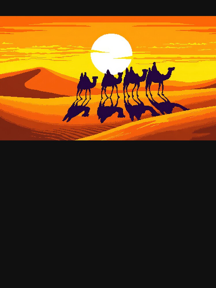 Pixel Dune Travelers by Saint Arts Studio