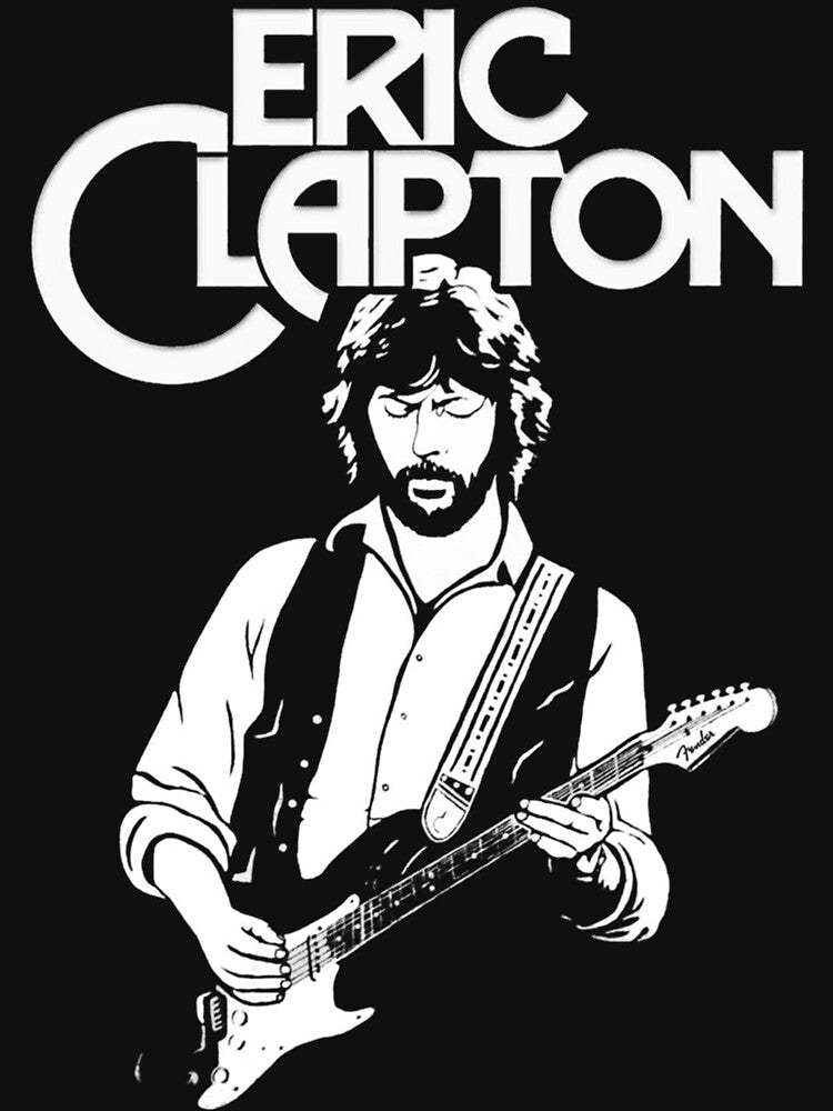 Eric Clapton (Retro Logo) Classic T-Shirt by lillie0misabel