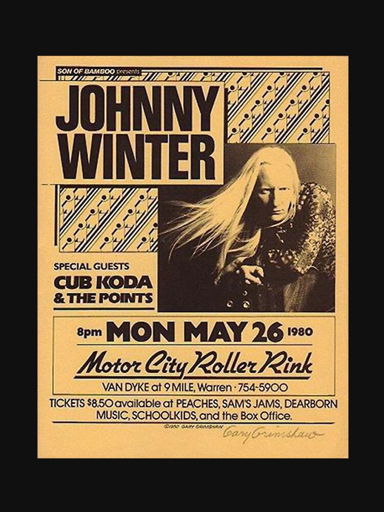 Vintage Johnny Winter 1980 Warren by grafa-desigaza