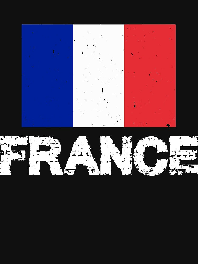France Flag T-Shirt for Men and Women by AllStarMerch