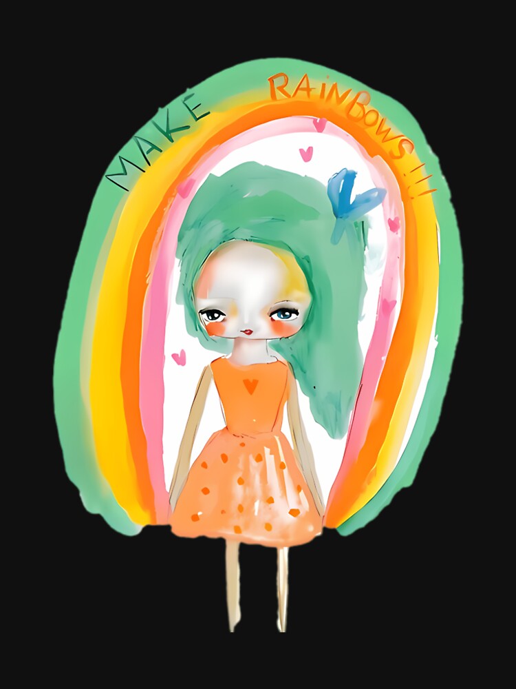 Rainbow Girl by GoodMOwlArt