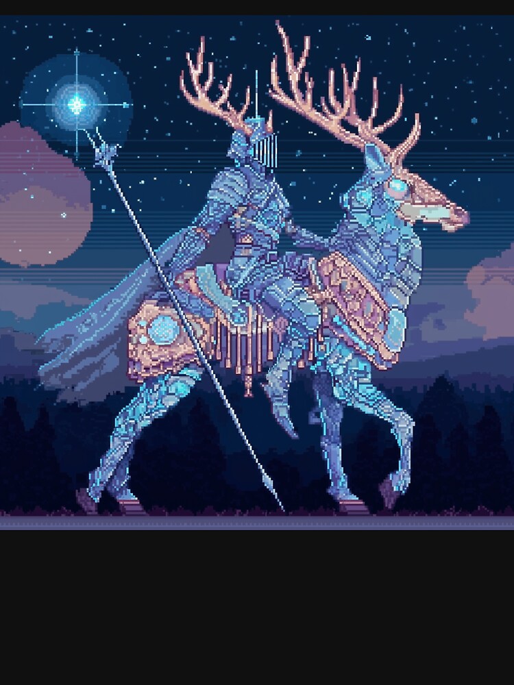 Space Knight Pixel Art by Kaos-Bit