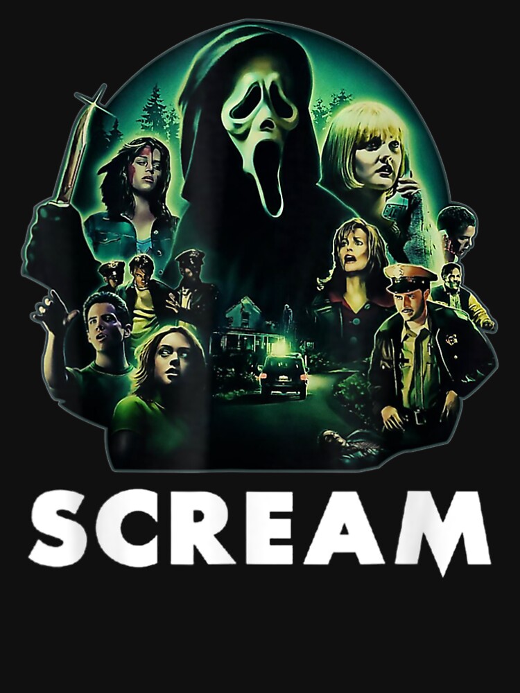 Scream Ghostface Creepy Halloween 80s Horror Movie Classic by georgebuckart