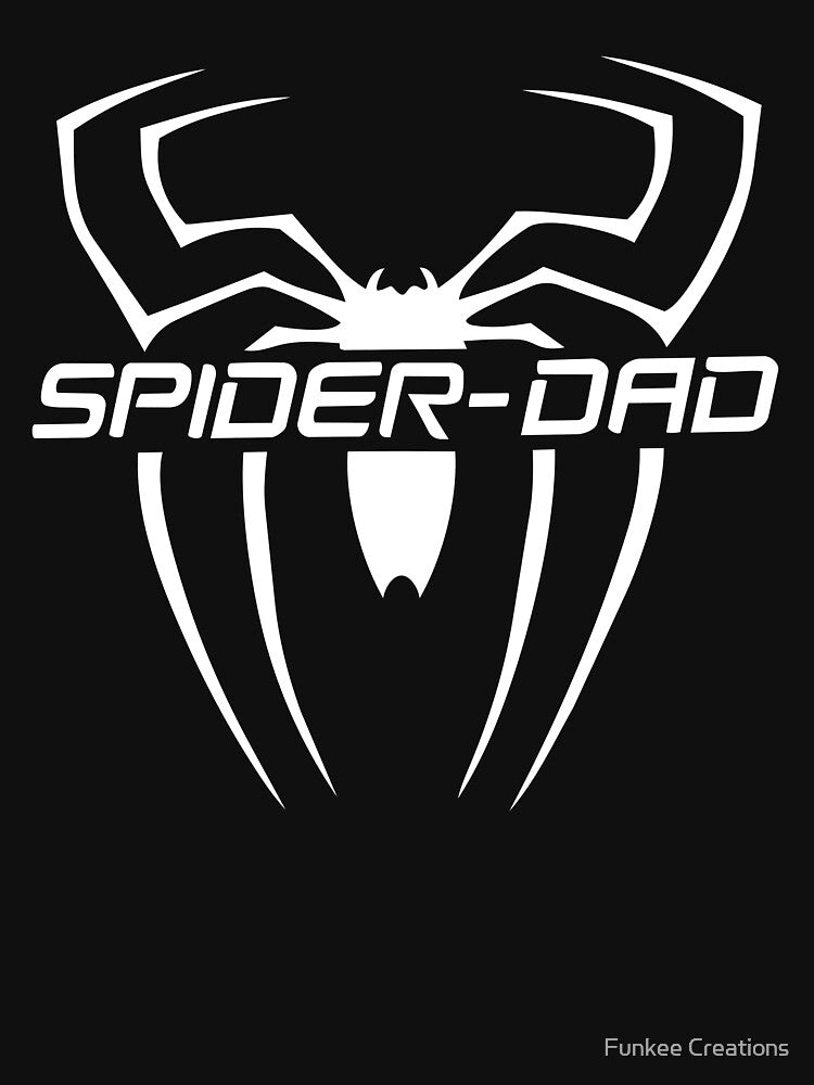Spider Dad Superhero Shirt Design by Funkee Creations