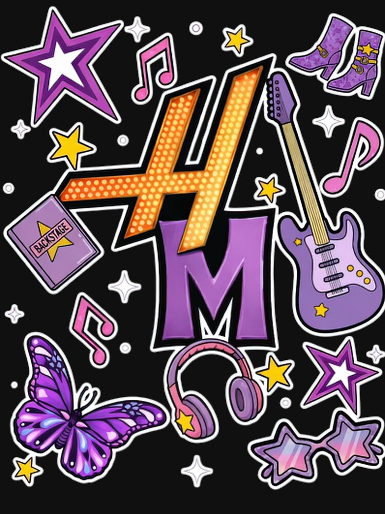 Hannah Montana Music Icons Y2K Pop Star Cute Aesthetic Classic T-Shirt by LightMorningSS