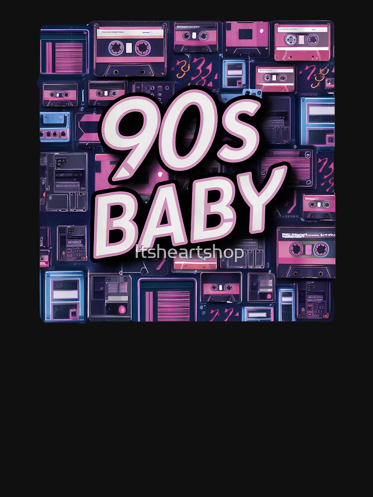 90s Baby With Cassette Tapes by Itsheartshop