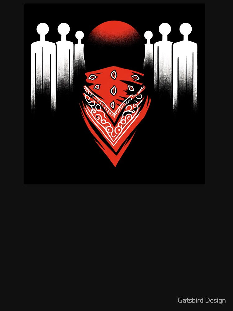 Blood Bandana Design: Unique Image for T-Shirts by Gatsbird Design