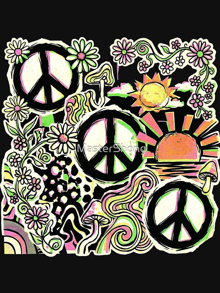 Peace Hippie Flower Stop The War by MasterShong