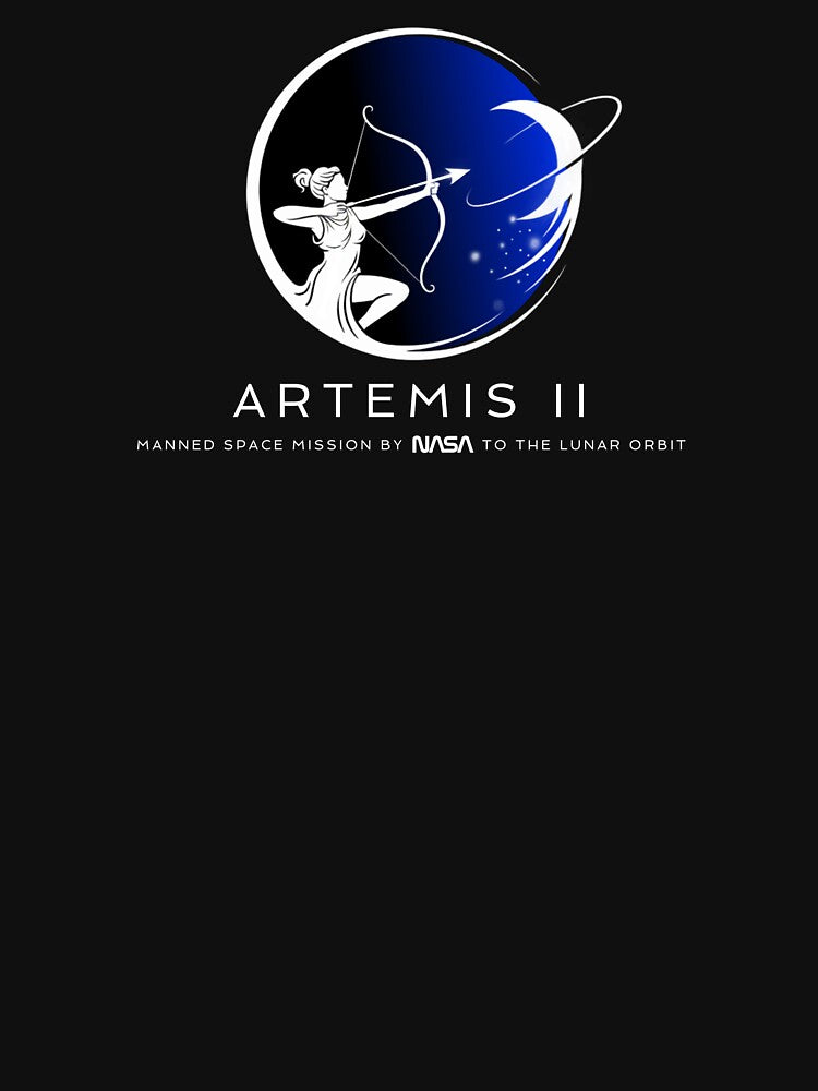 Artemis II NASA Manned Mission Moon Goddess Celestial Art by KiwiRider